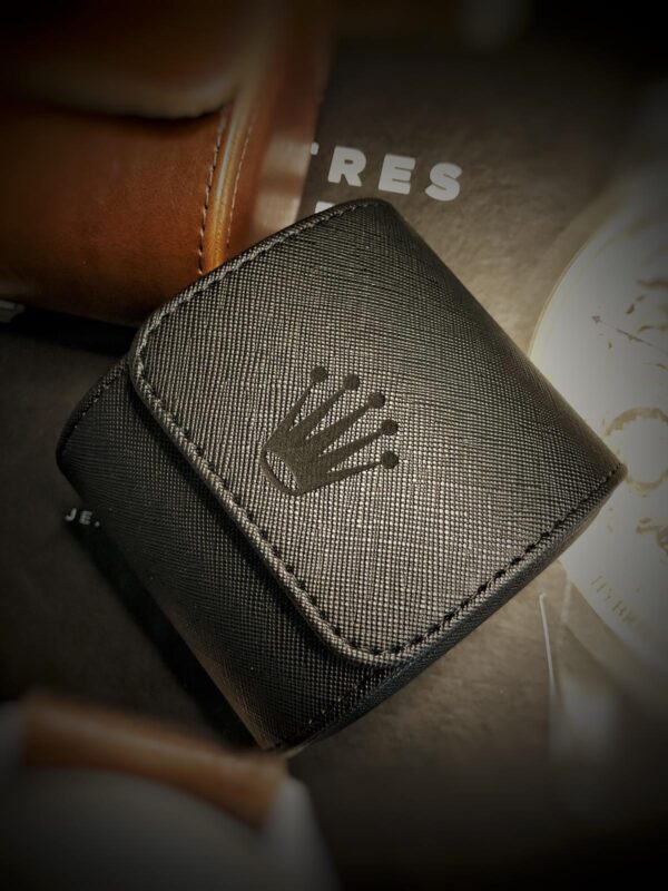 Étui ROLEX couronne seule noir